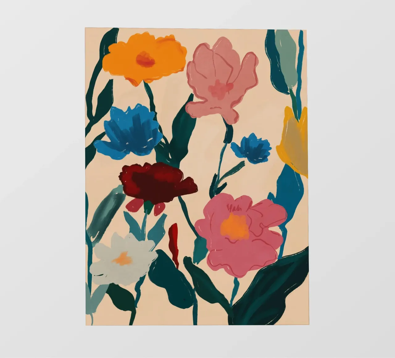 Fioritura a colori telo in pvc da M.A.Z.U.N.