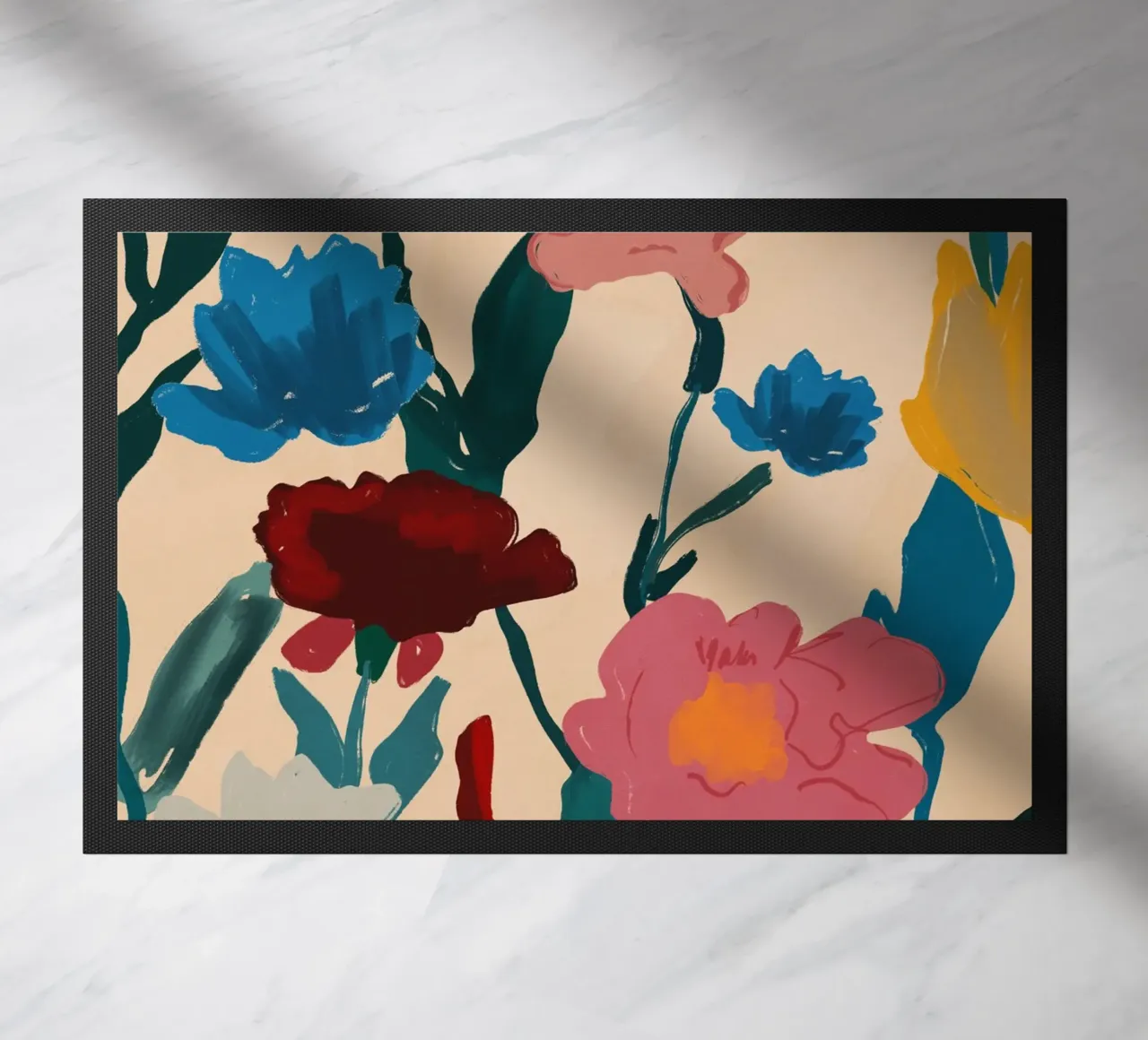 Fioritura a colori zerbino da M.A.Z.U.N.