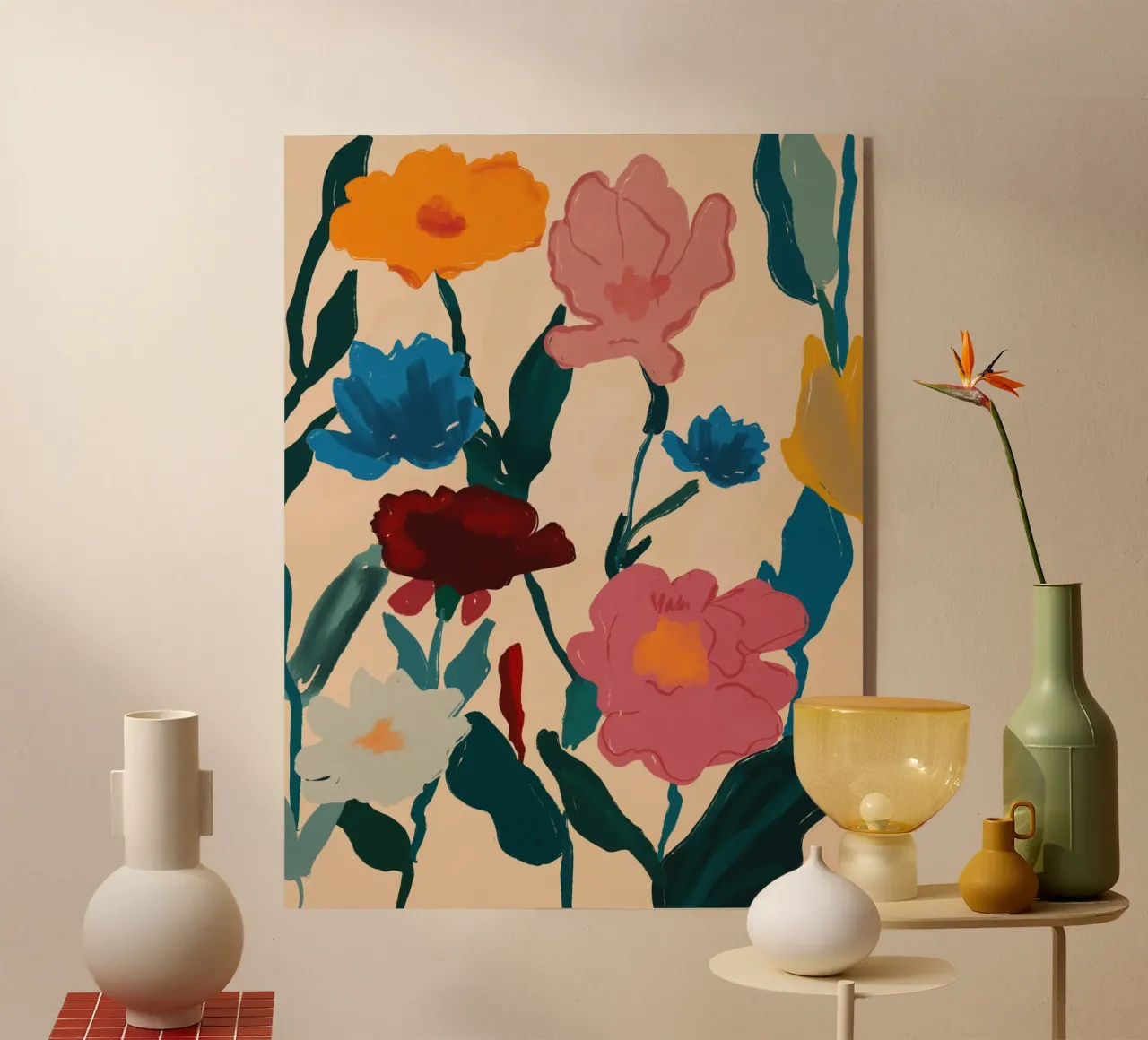 Fioritura a colori plexiglass da M.A.Z.U.N.
