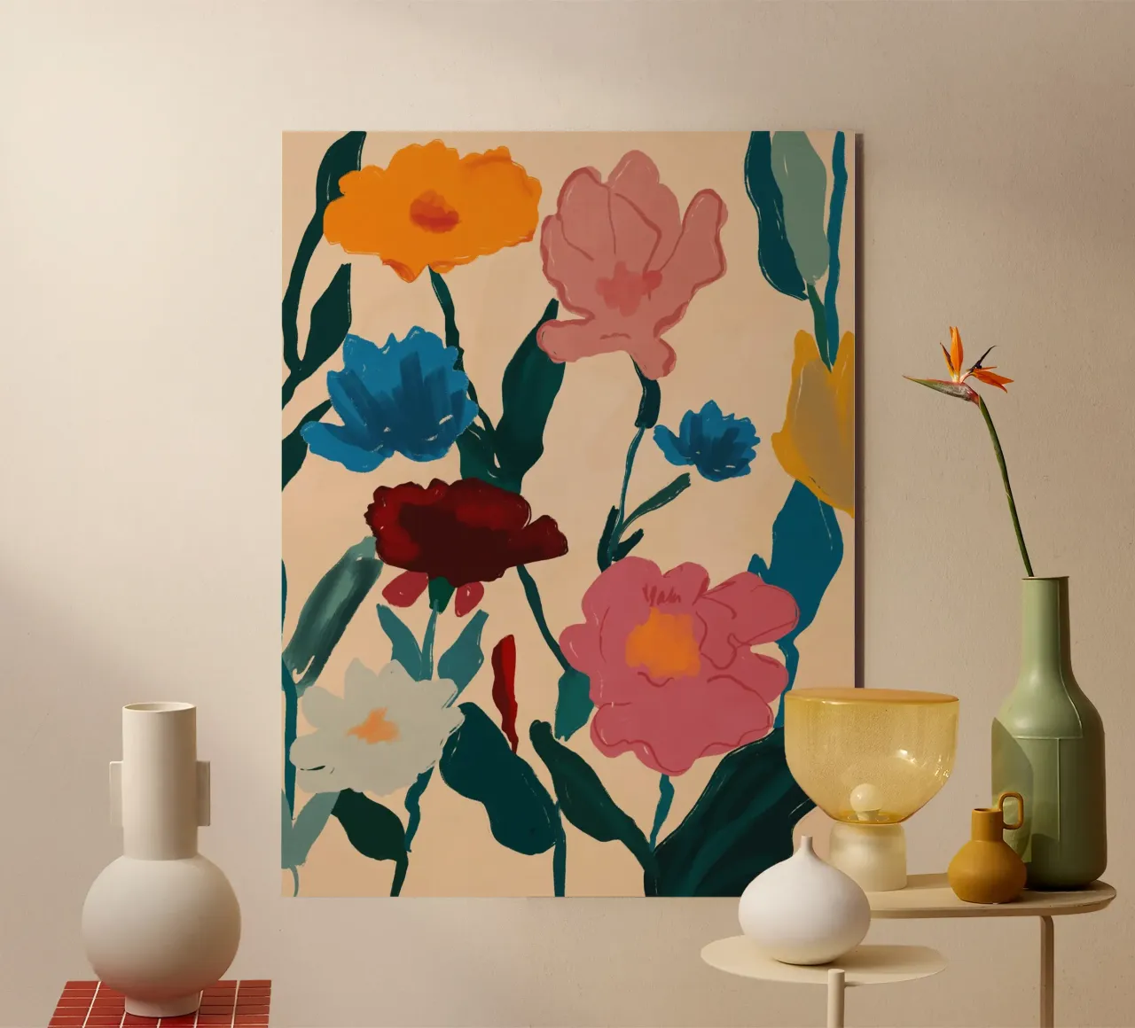 Fioritura a colori alluminio dibond da M.A.Z.U.N.