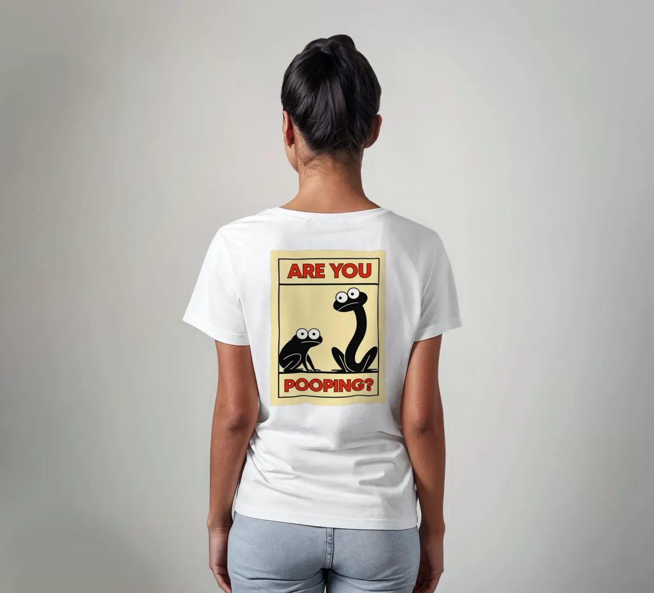 stai facendo la cacca in modo divertente rana t-shirt da xandrax