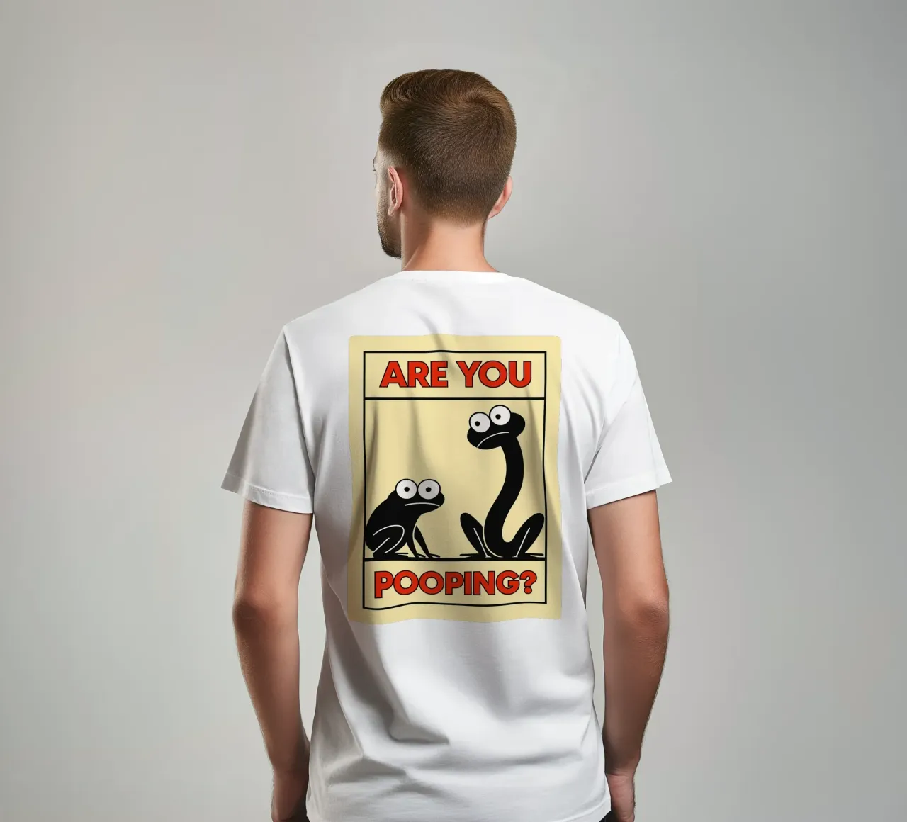 stai facendo la cacca in modo divertente rana t-shirt da xandrax