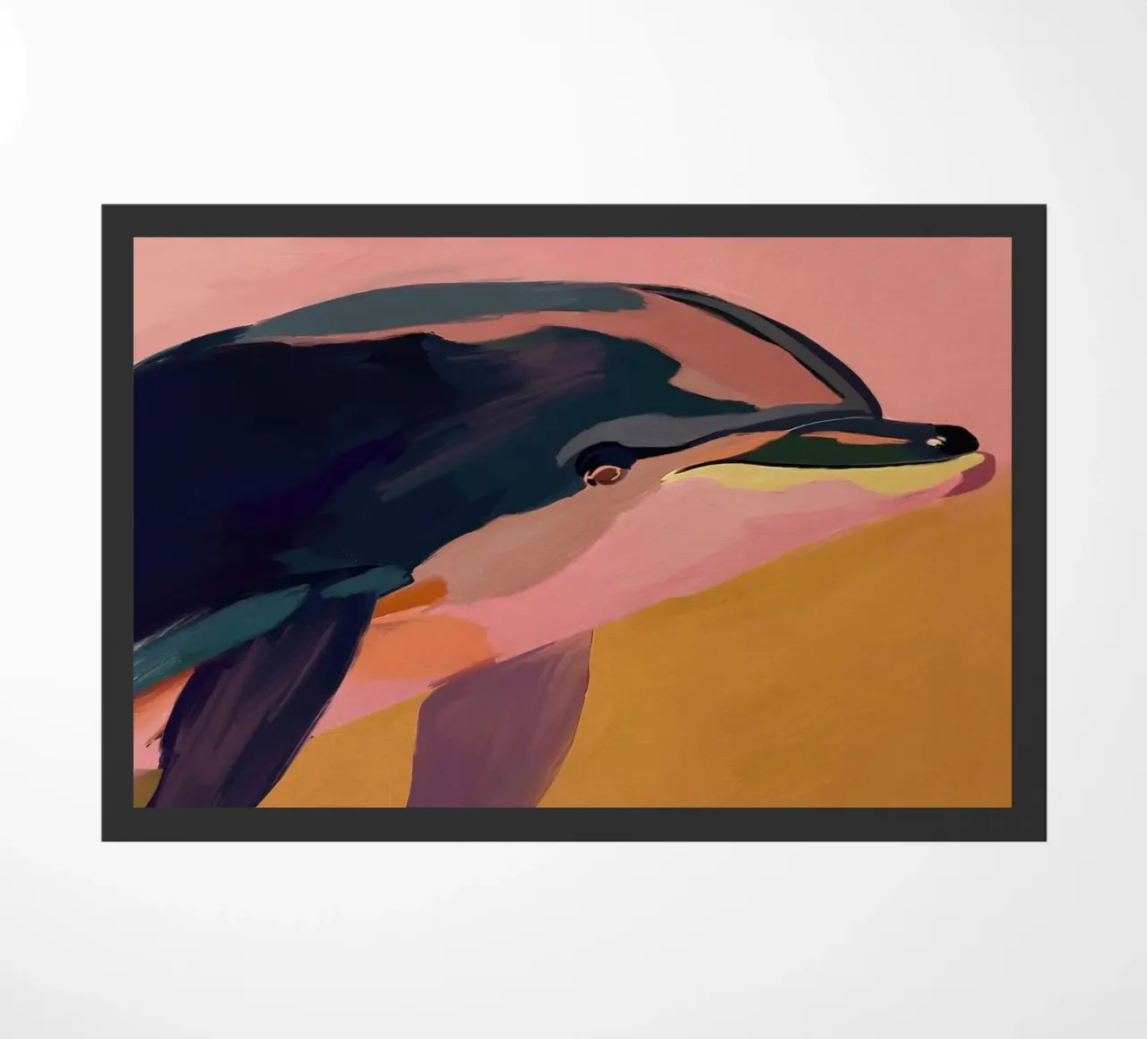 Abstract Dolphin deurmat van M.A.Z.U.N.