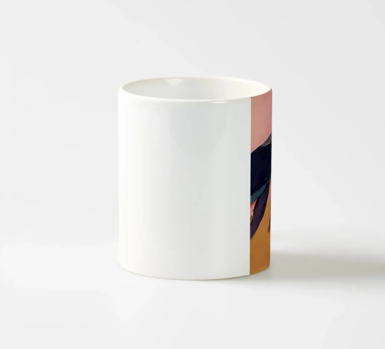 Abstracte dolfijn keramische mok van M.A.Z.U.N.