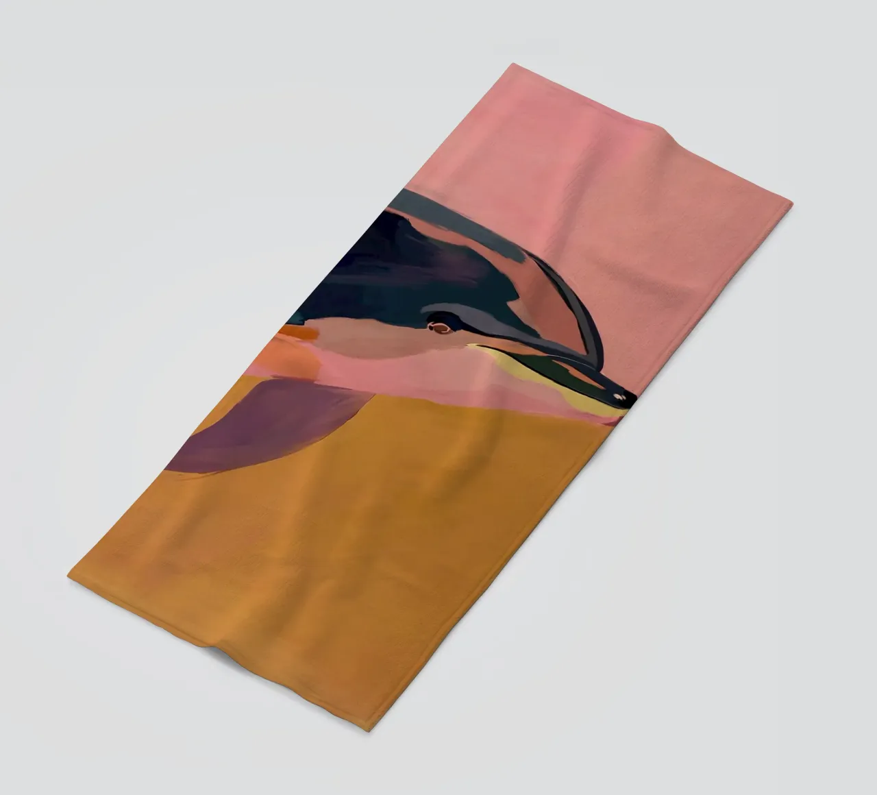 Delfino astratto telo mare da M.A.Z.U.N.