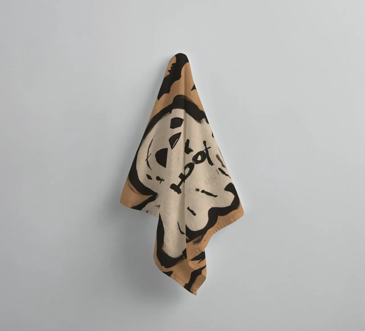 Hey Boo towel by M.A.Z.U.N.
