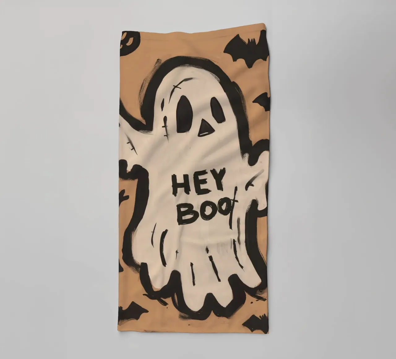 Hey Boo towel by M.A.Z.U.N.