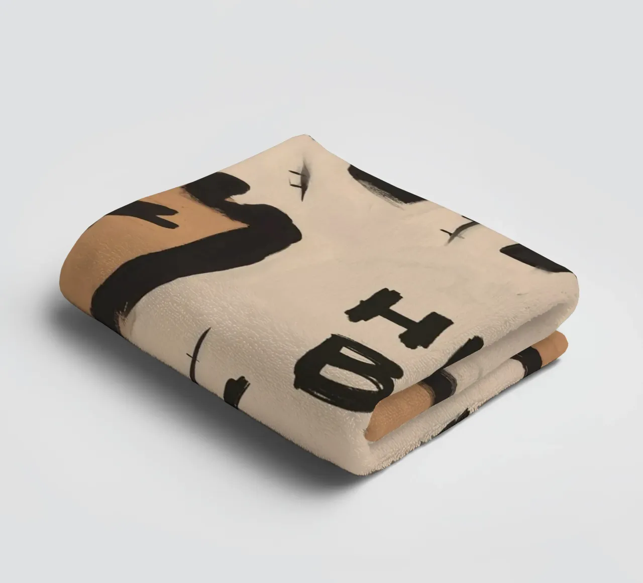 Hey Boo towel by M.A.Z.U.N.