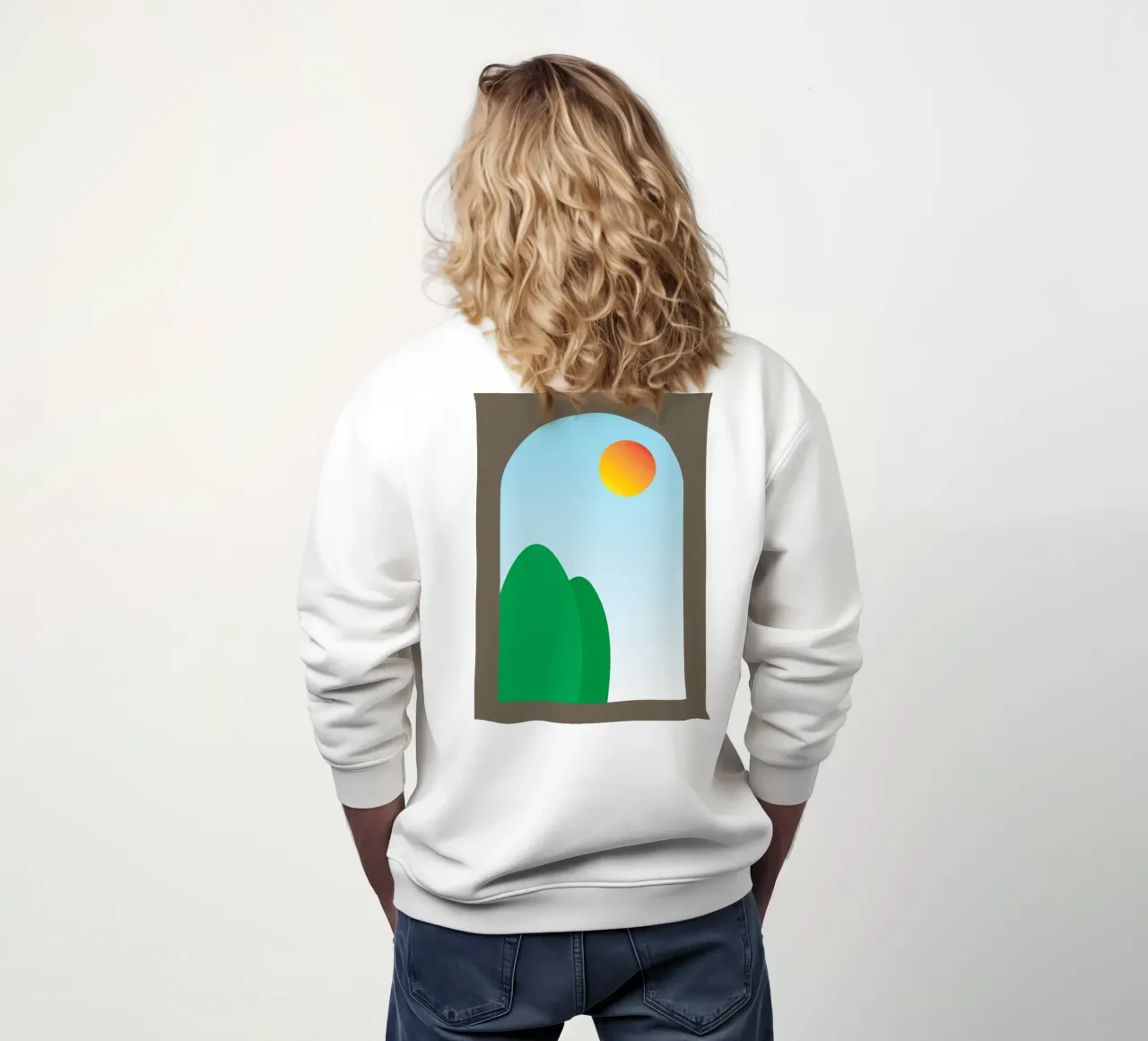 vue du matin depuis la fenêtre sweat de Toolee