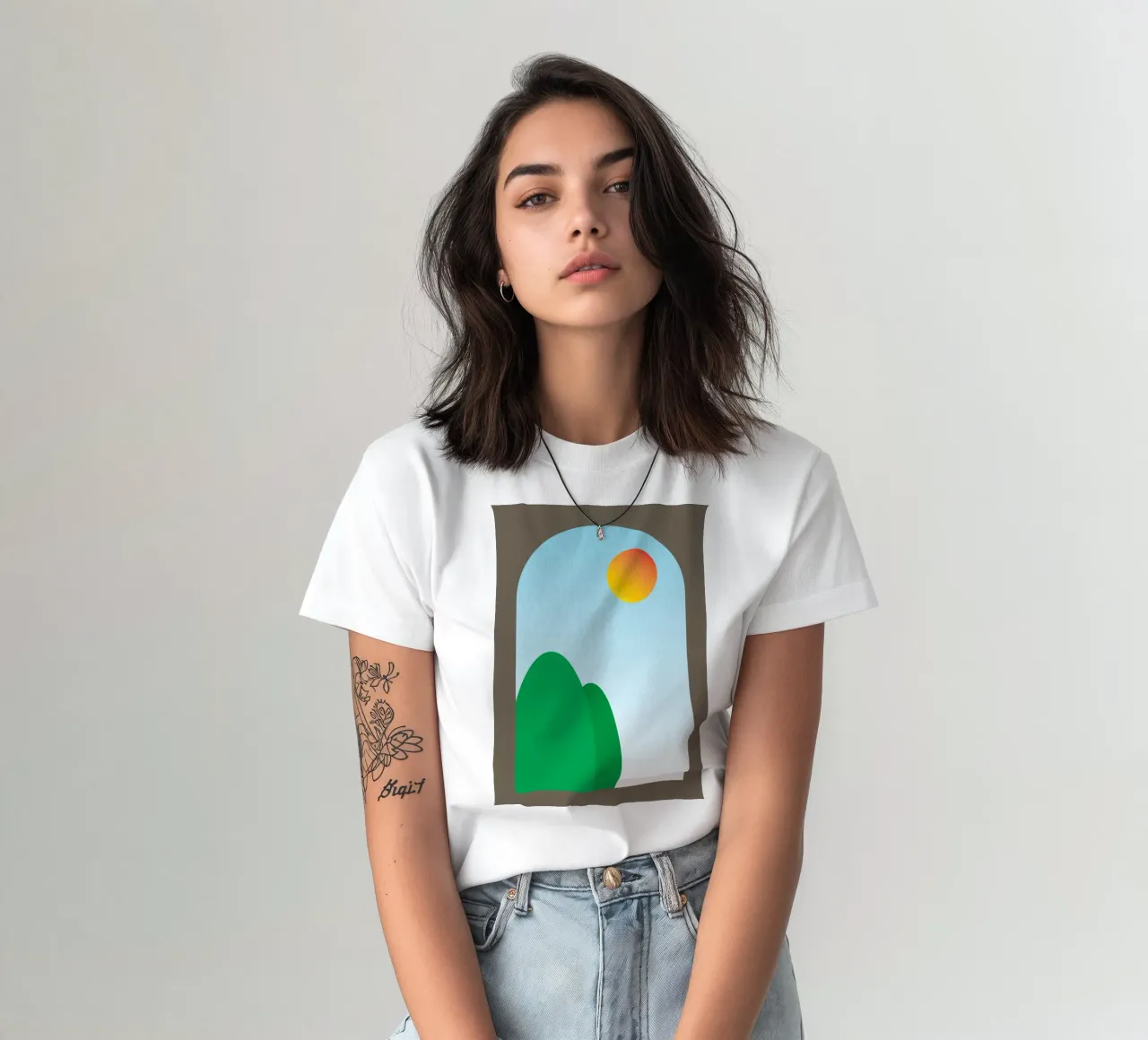 vue du matin depuis la fenêtre t-shirt de Toolee