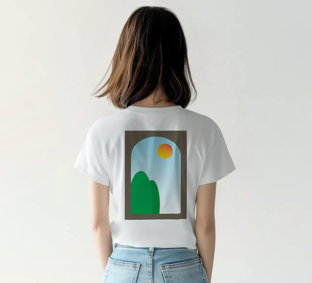 vue du matin depuis la fenêtre t-shirt de Toolee