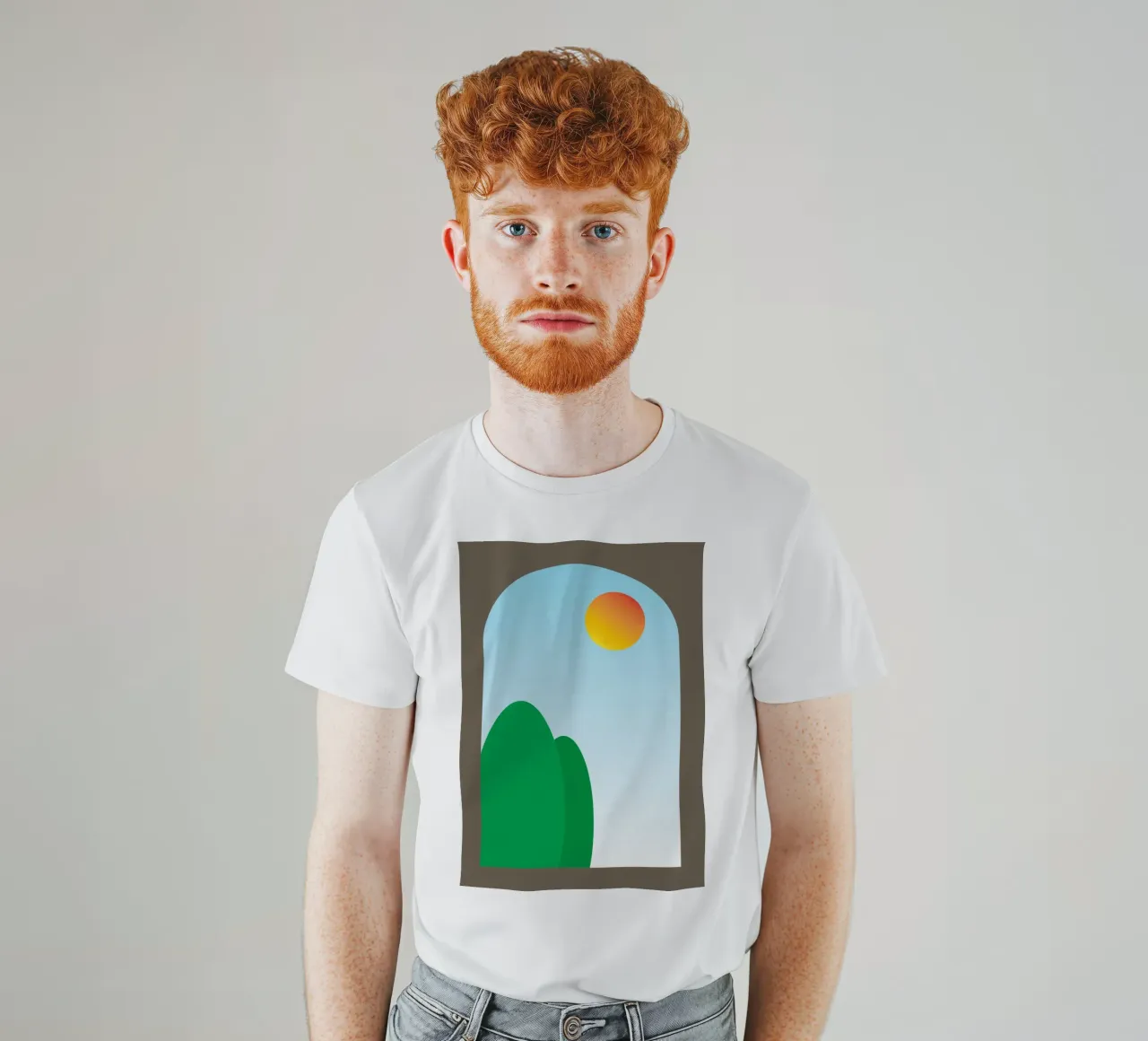 vue du matin depuis la fenêtre t-shirt de Toolee