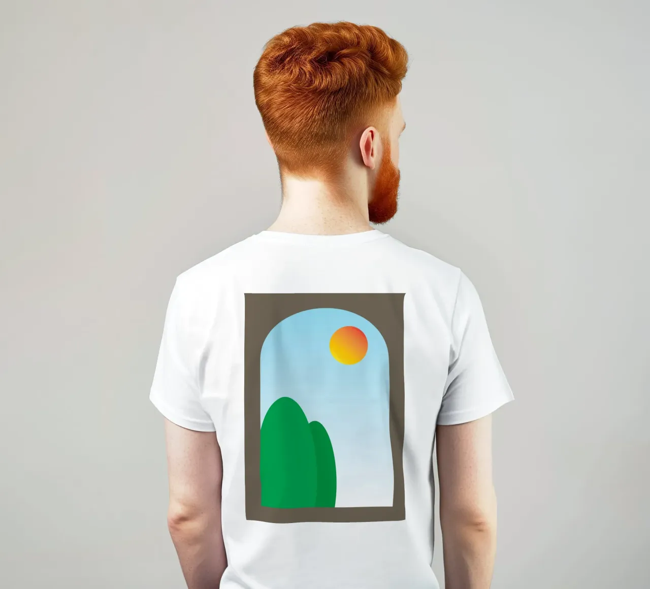 vue du matin depuis la fenêtre t-shirt de Toolee