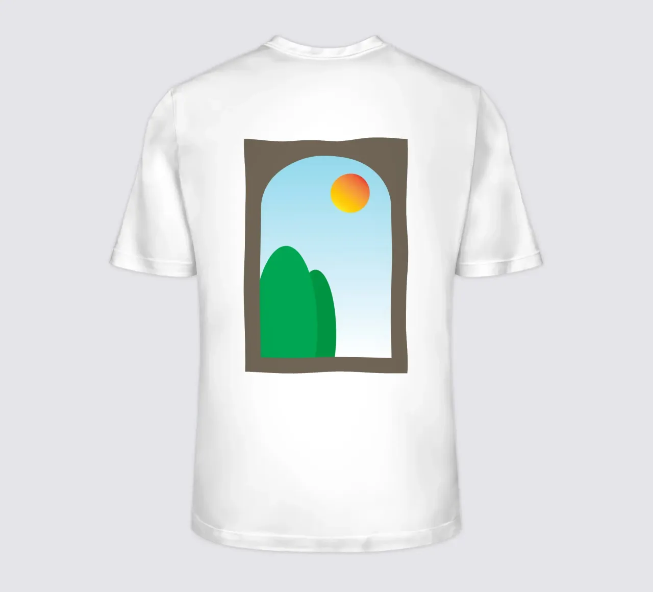 vue du matin depuis la fenêtre t-shirt de Toolee