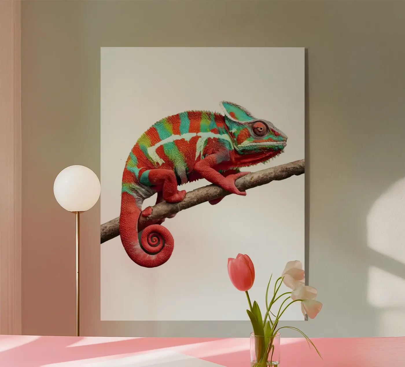 Iguana Acryl-Glas von Brook Soul King