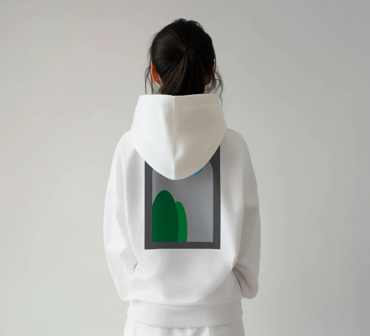 vue nocturne depuis les fenêtres sweat à capuche de Toolee