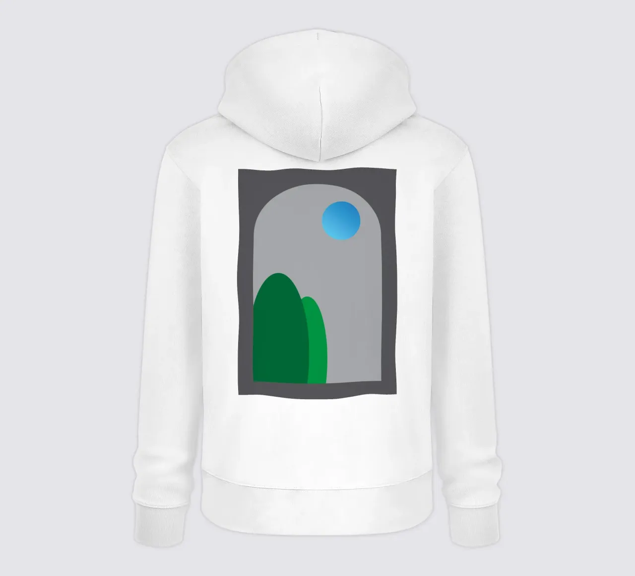 vue nocturne depuis les fenêtres sweat à capuche de Toolee