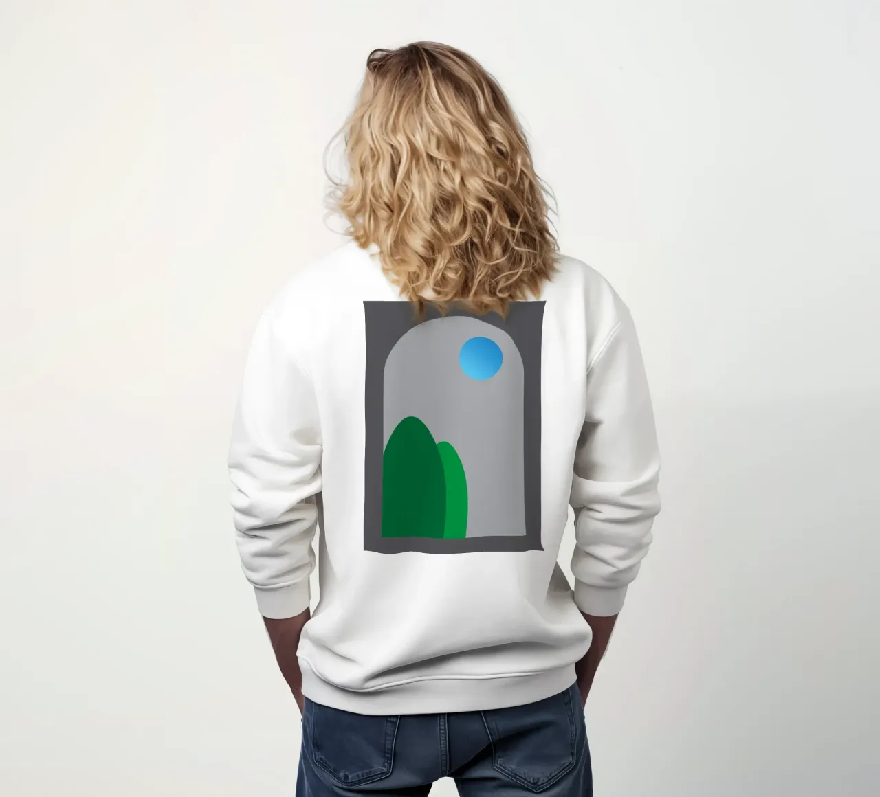 vue nocturne depuis les fenêtres sweat de Toolee