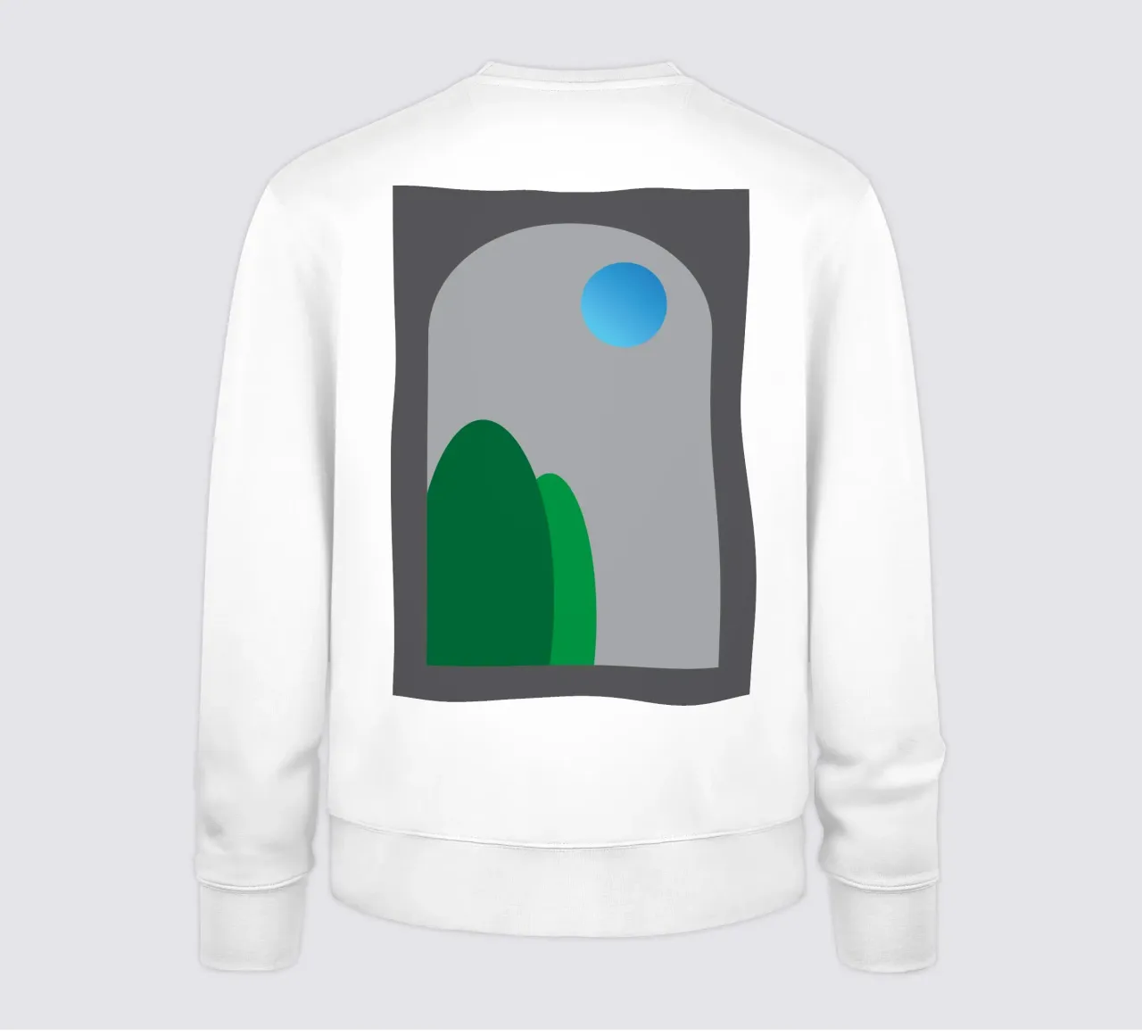 vue nocturne depuis les fenêtres sweat de Toolee
