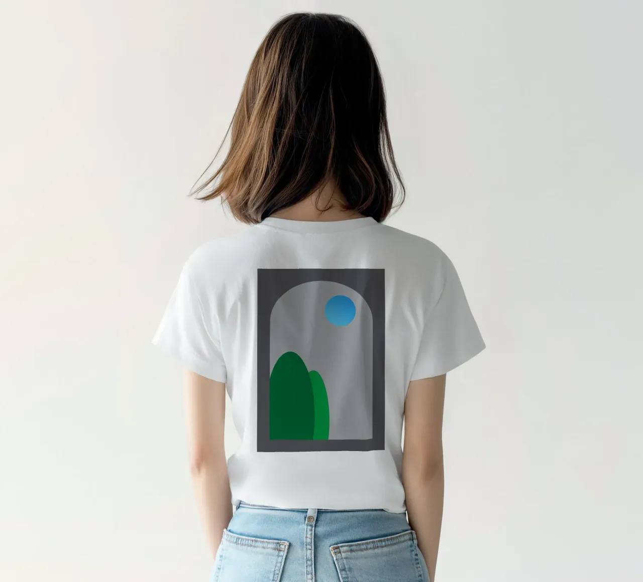 vue nocturne depuis les fenêtres t-shirt de Toolee