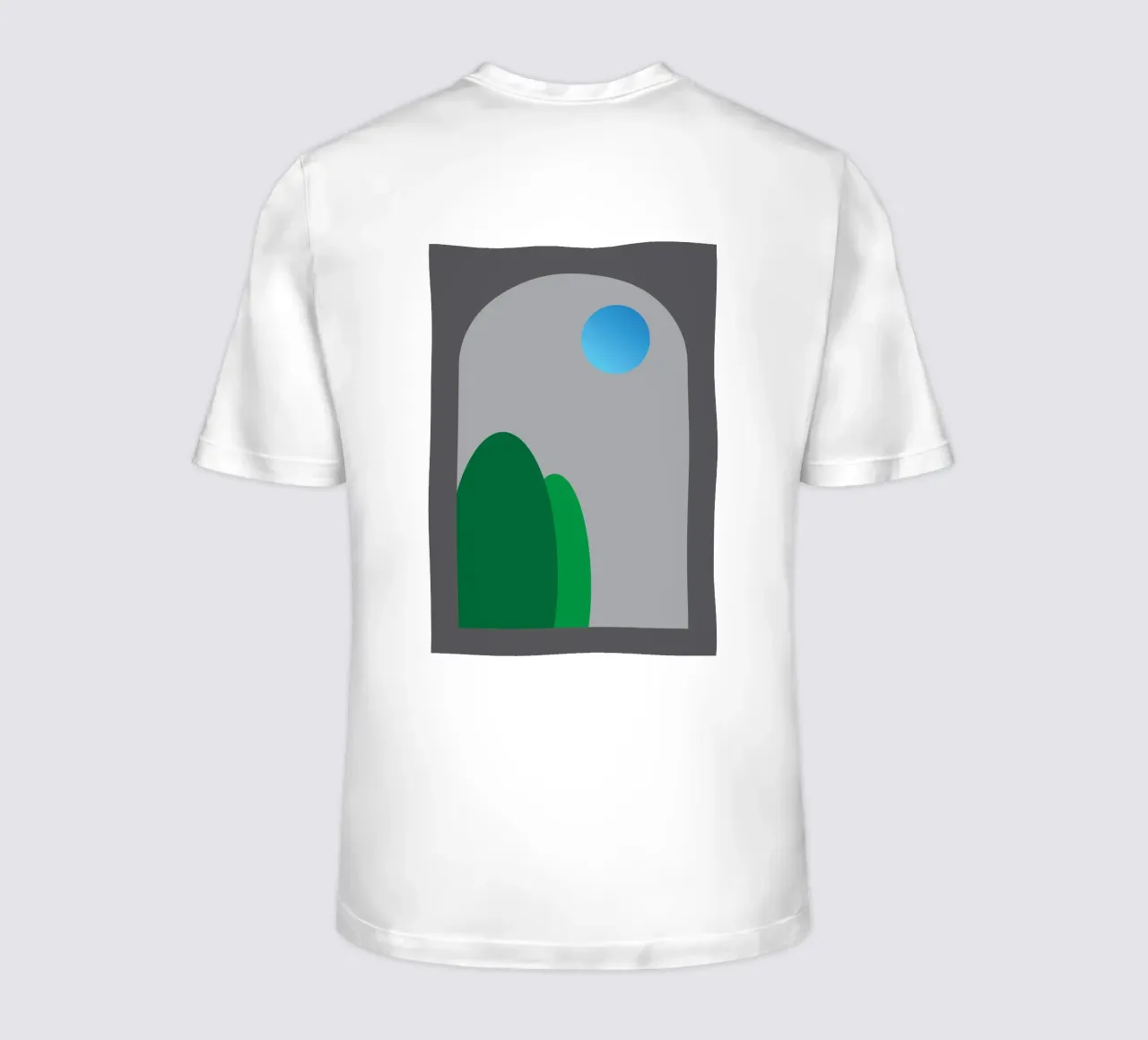 vue nocturne depuis les fenêtres t-shirt de Toolee