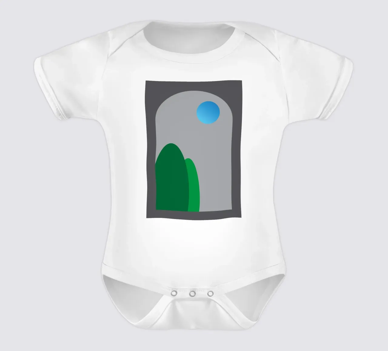 vue nocturne depuis les fenêtres body bébé de Toolee