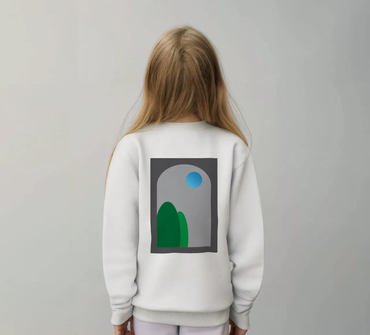 vue nocturne depuis les fenêtres sweat enfant de Toolee