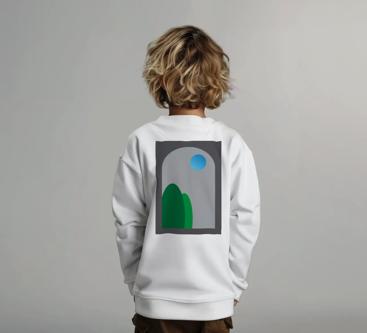 vue nocturne depuis les fenêtres sweat enfant de Toolee