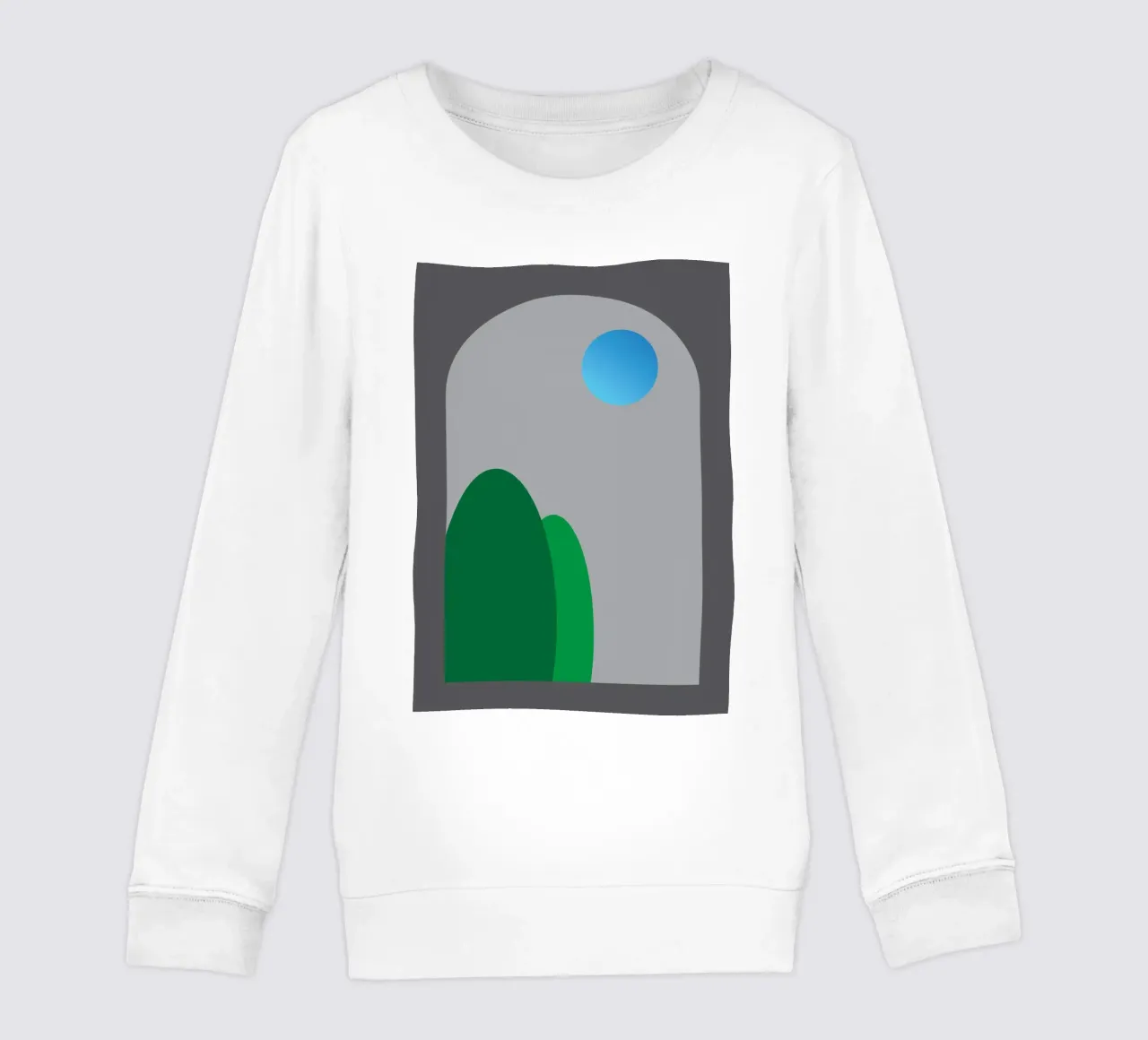 vue nocturne depuis les fenêtres sweat enfant de Toolee