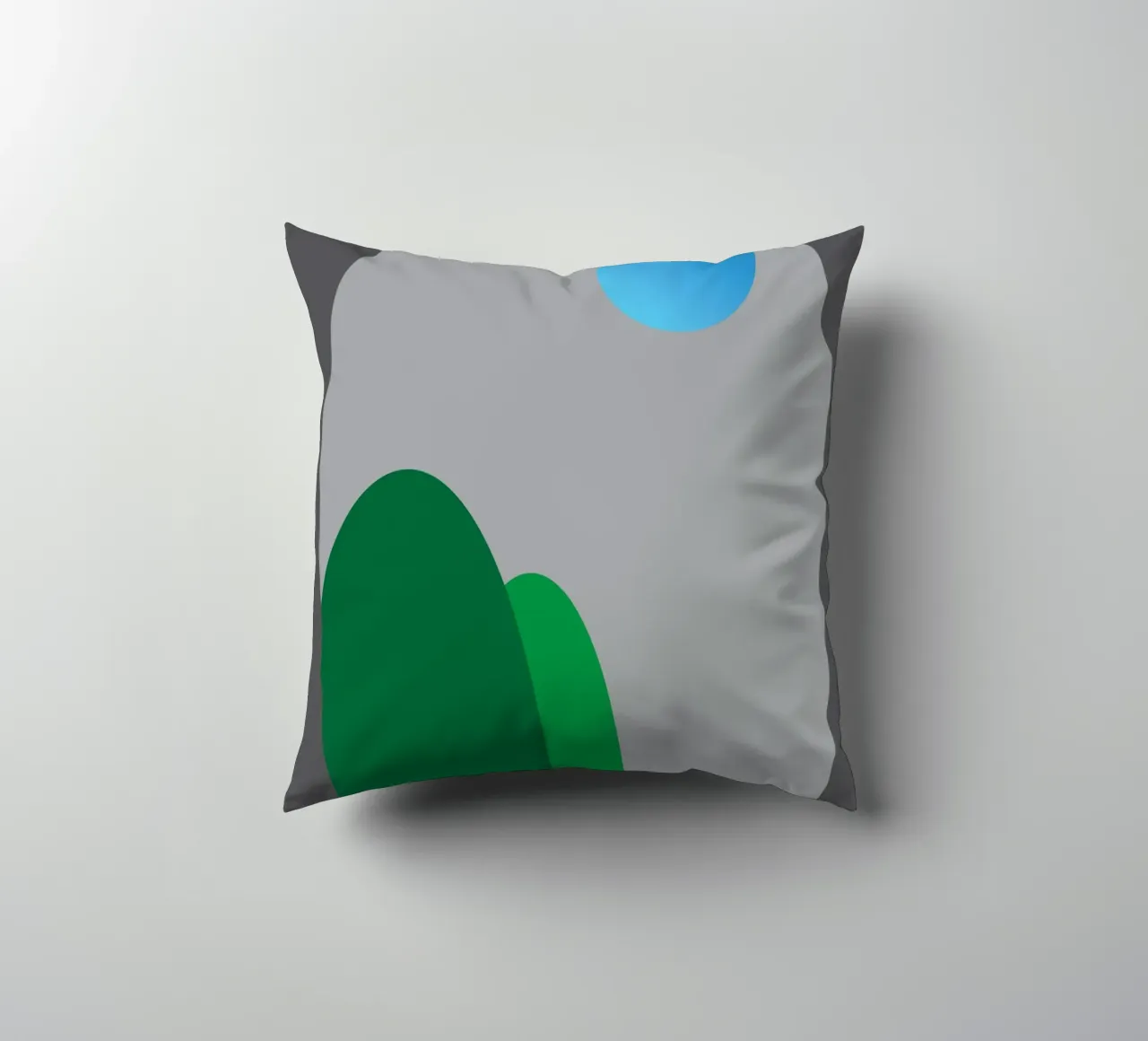 vue nocturne depuis les fenêtres coussin de Toolee