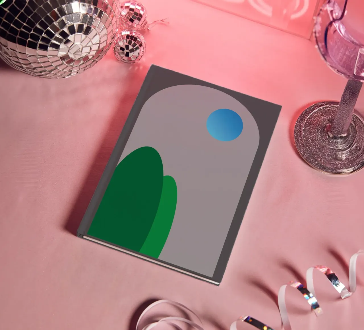 vue nocturne depuis les fenêtres carnet de notes de Toolee
