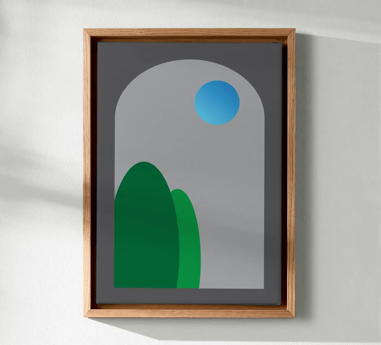 night view from the windows canvas by Toolee