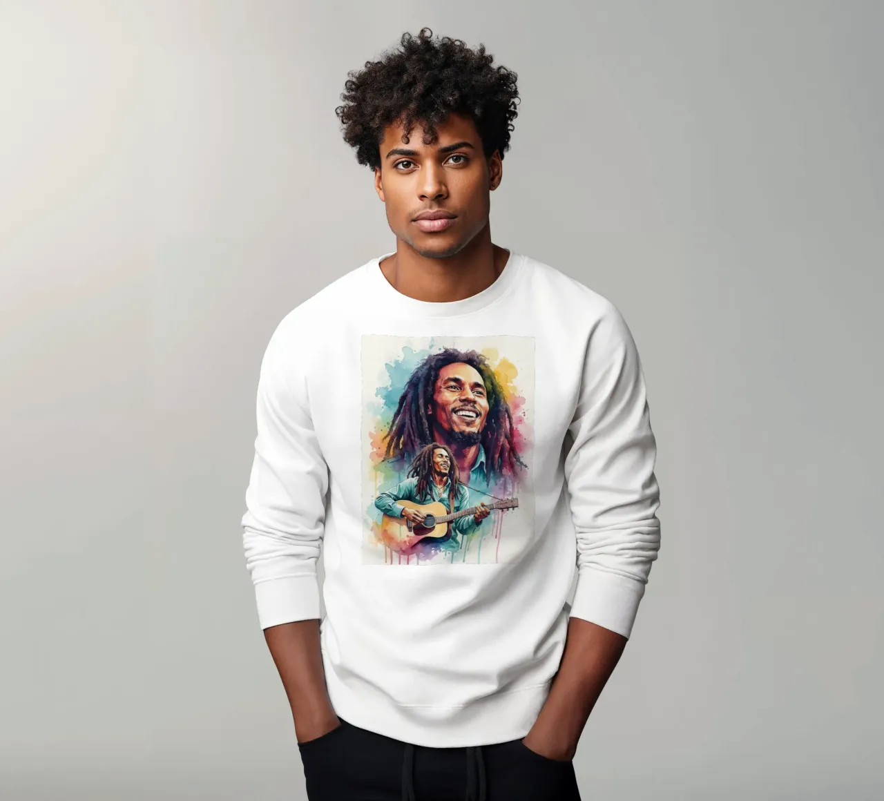 Festa reggae di Bob Marley felpa da Kalis