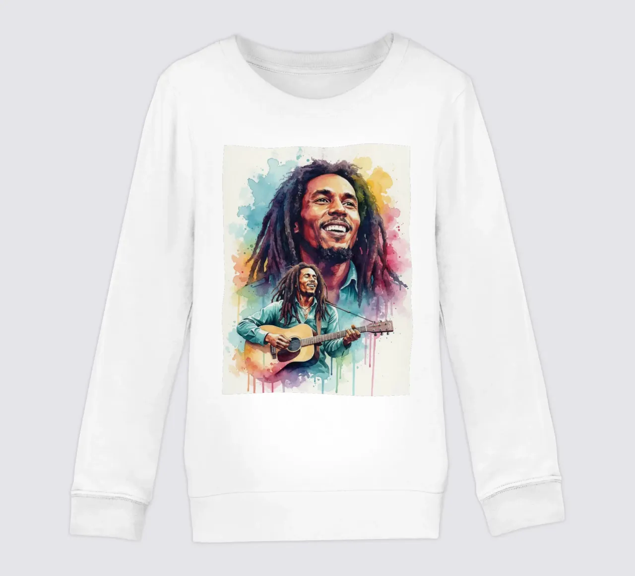 Festa reggae di Bob Marley felpa bambino da Kalis