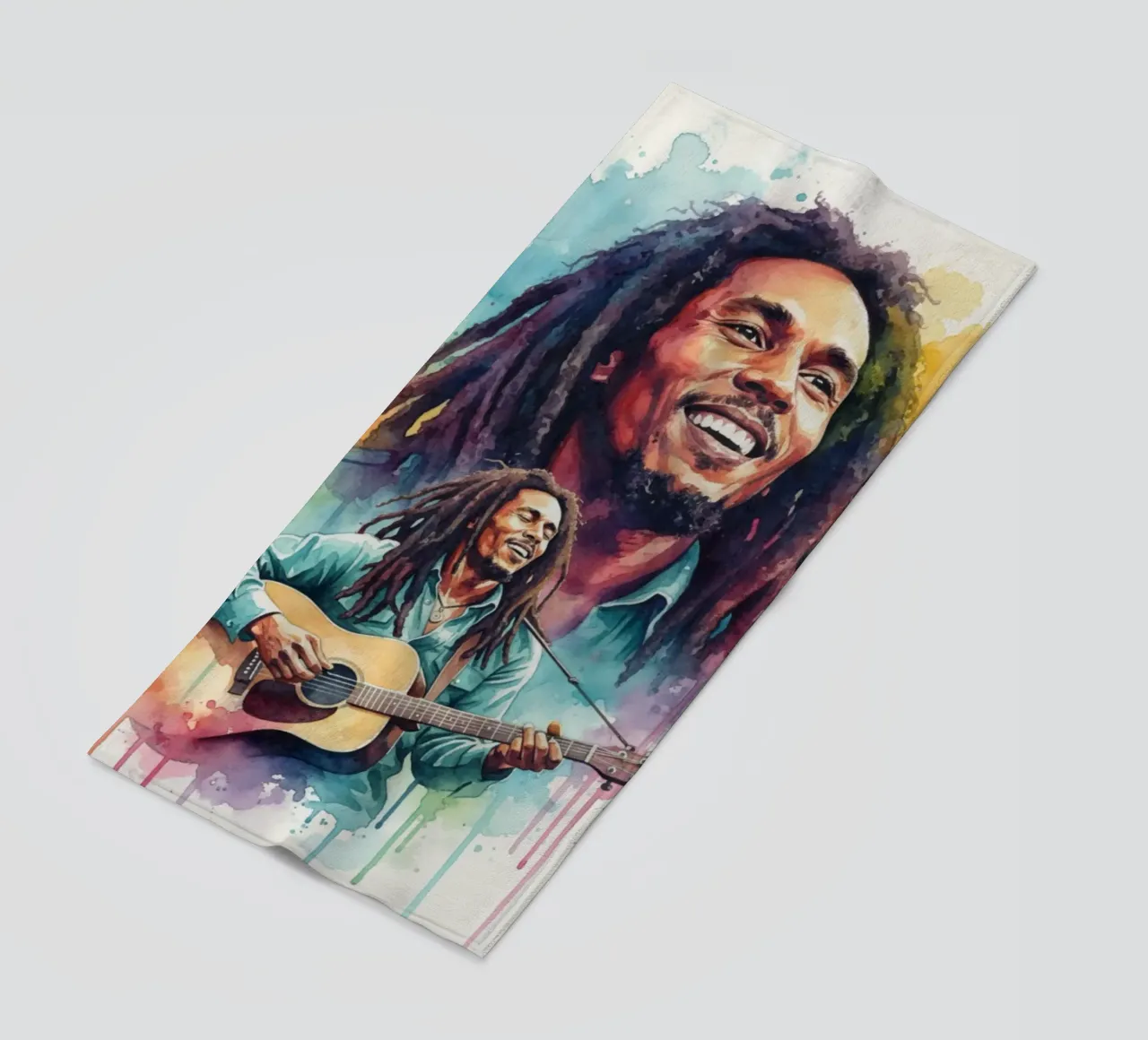 Festa reggae di Bob Marley telo mare da Kalis