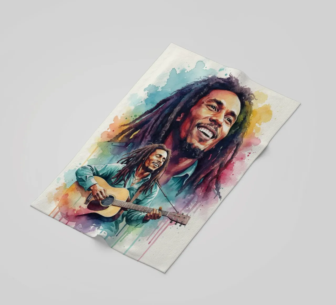 Festa reggae di Bob Marley telo mare da Kalis