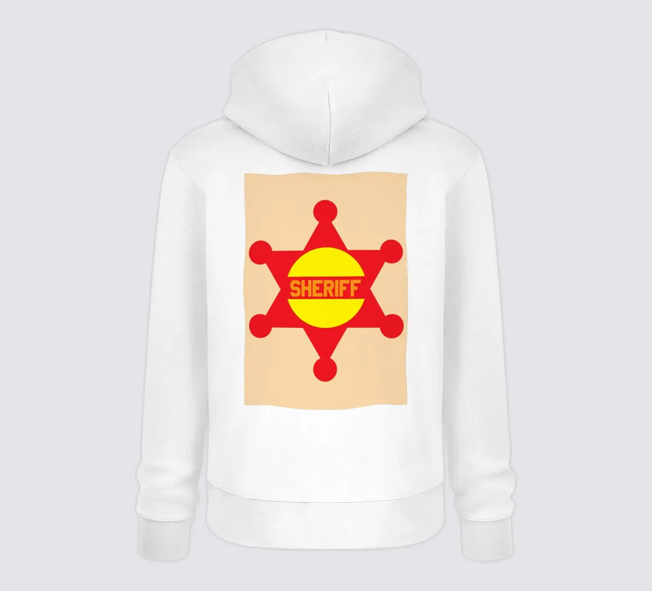 creazione logo sceriffo felpa con cappuccio da Toolee