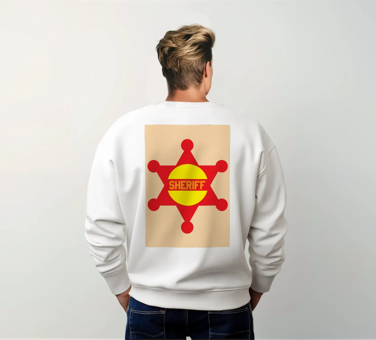 creazione logo sceriffo felpa da Toolee