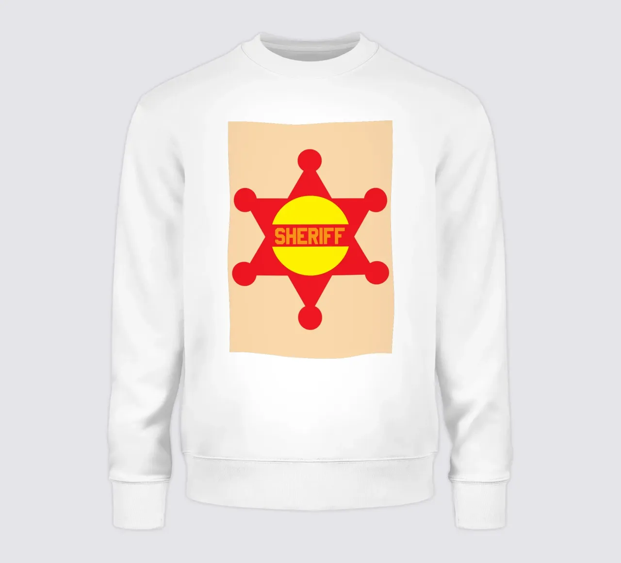 creazione logo sceriffo felpa da Toolee