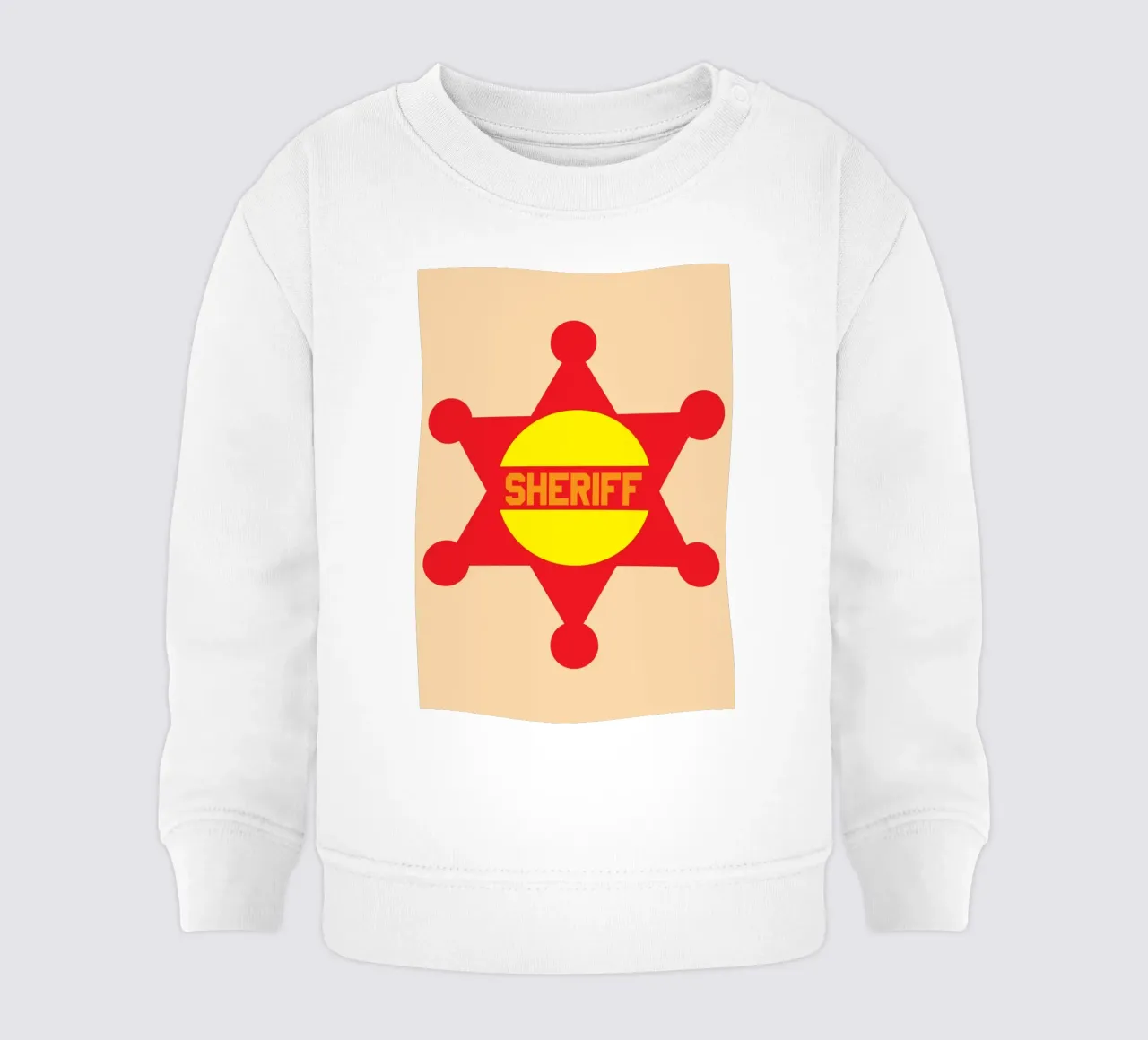 creazione logo sceriffo felpa neonato da Toolee
