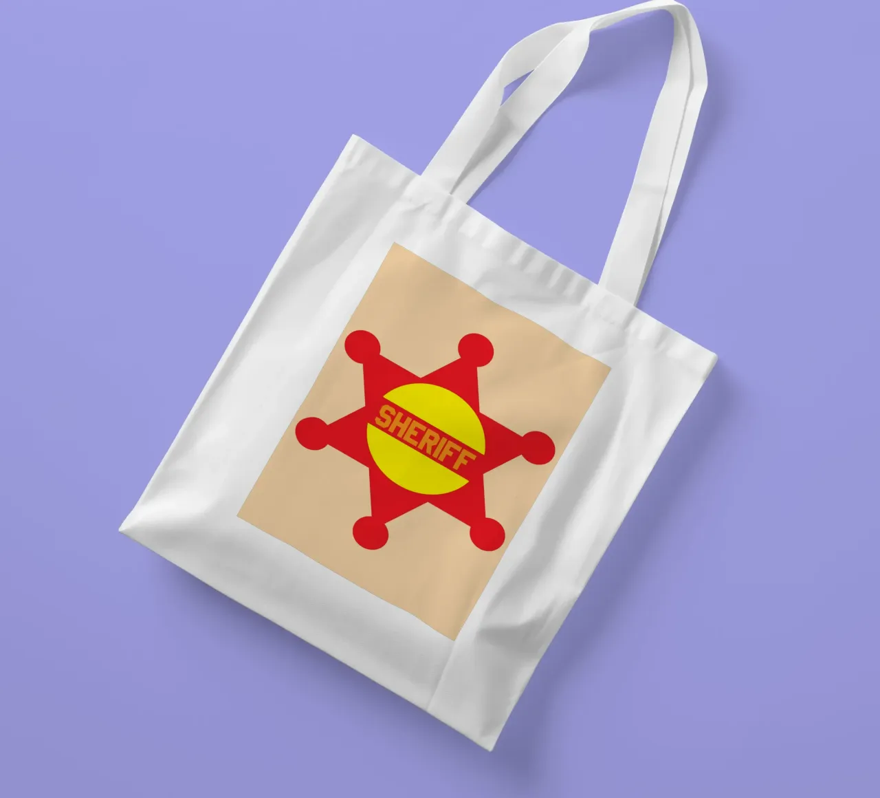 creazione logo sceriffo borsa in juta da Toolee