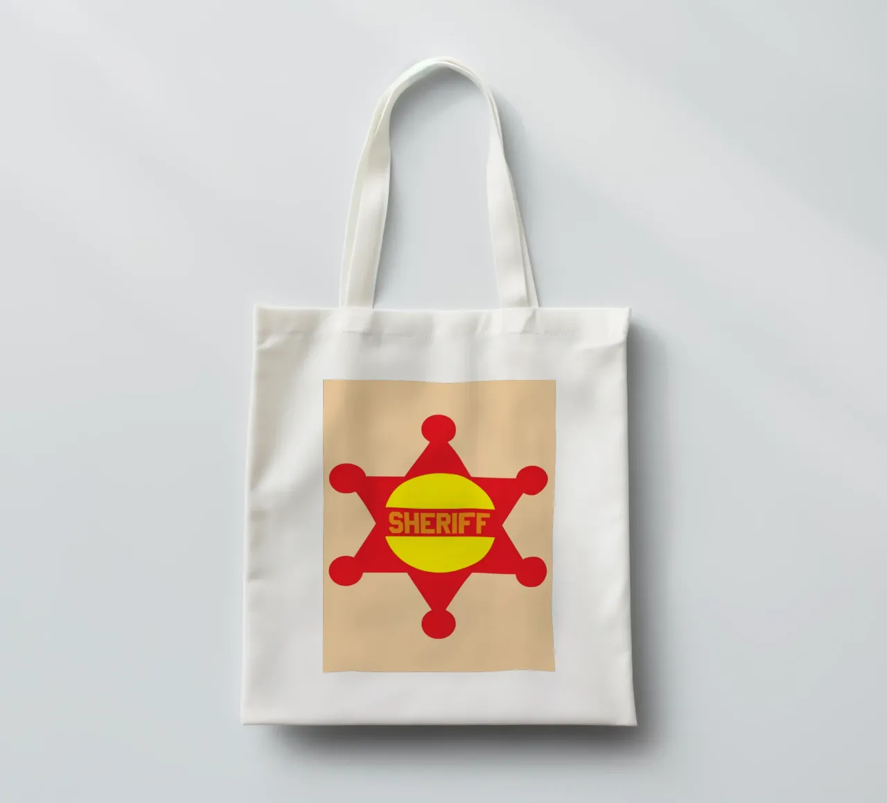 creazione logo sceriffo borsa in juta da Toolee