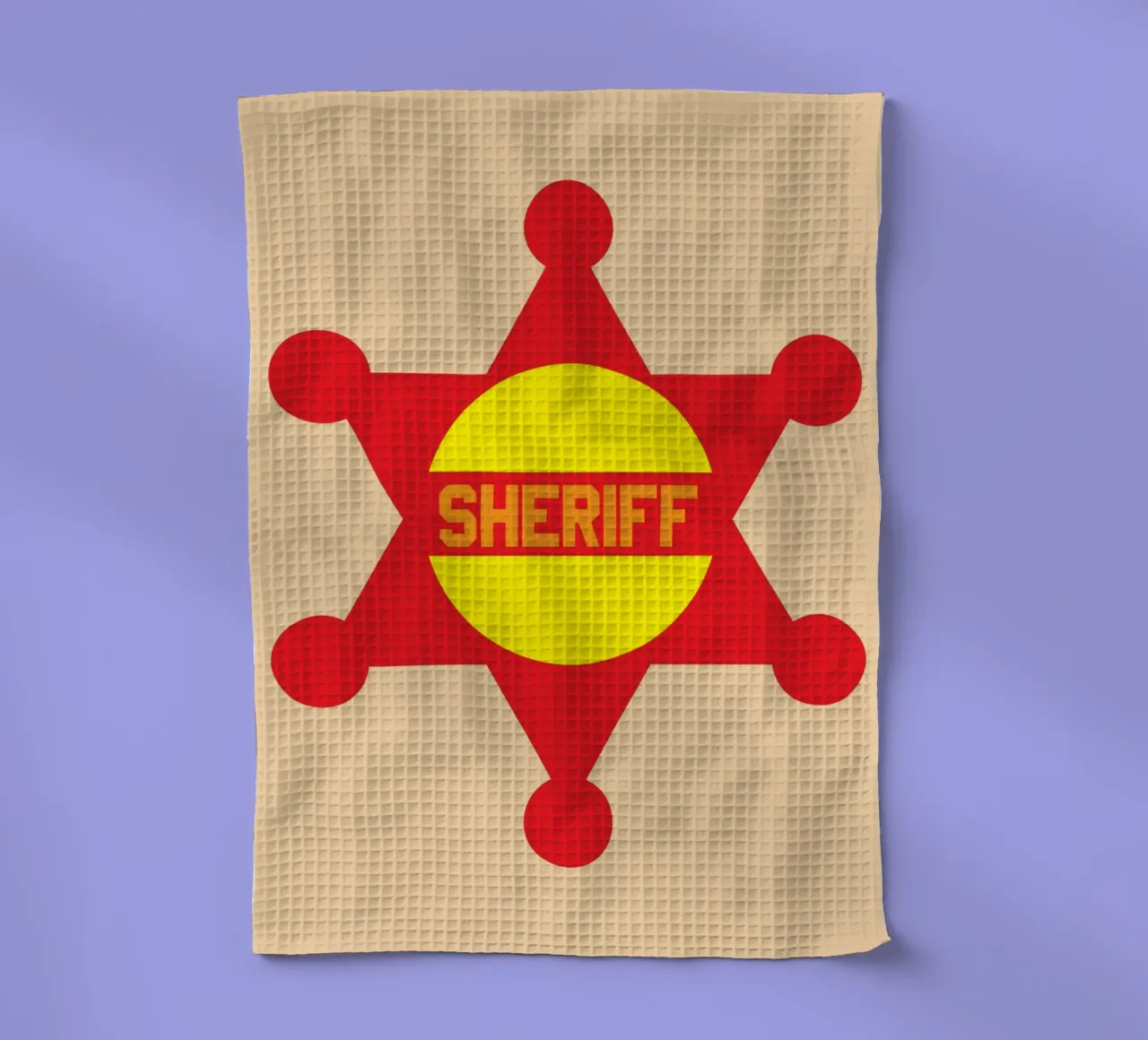 création du logo du shérif torchon de Toolee