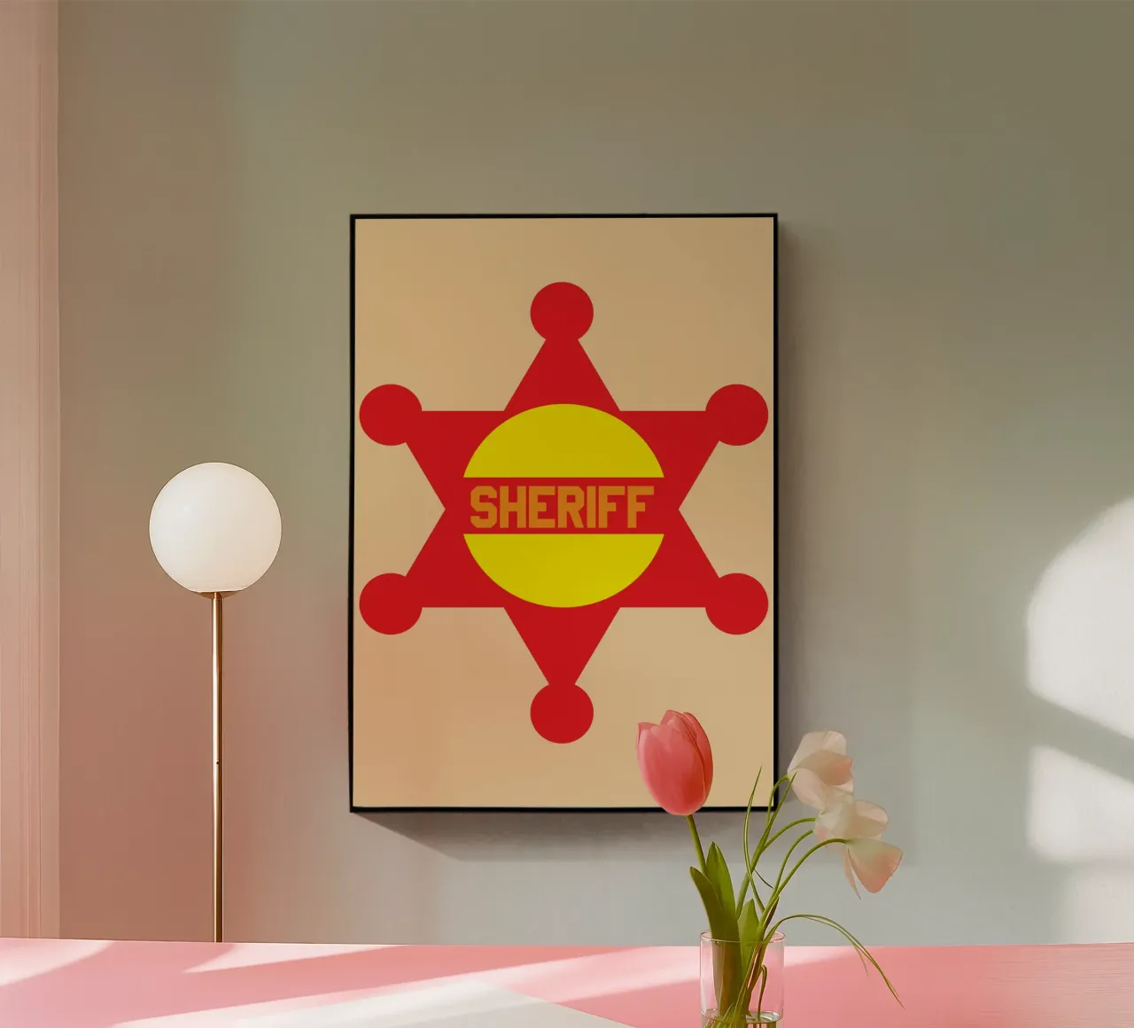 creazione logo sceriffo plexiglass da Toolee