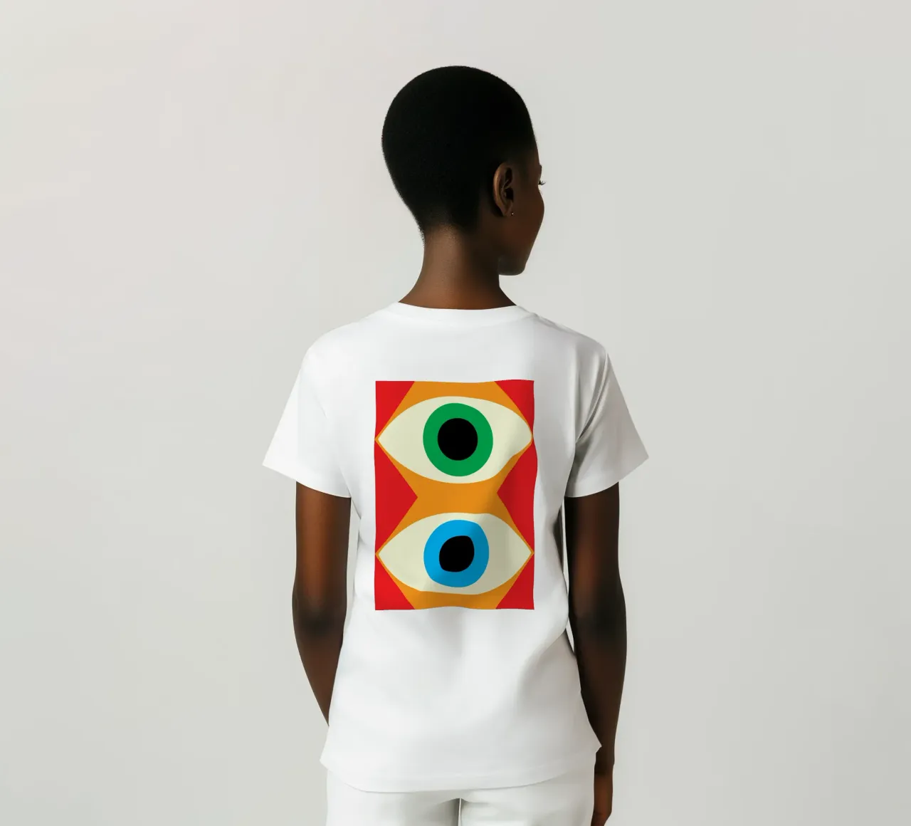 twee ogen vector verbeelding t-shirt van Toolee