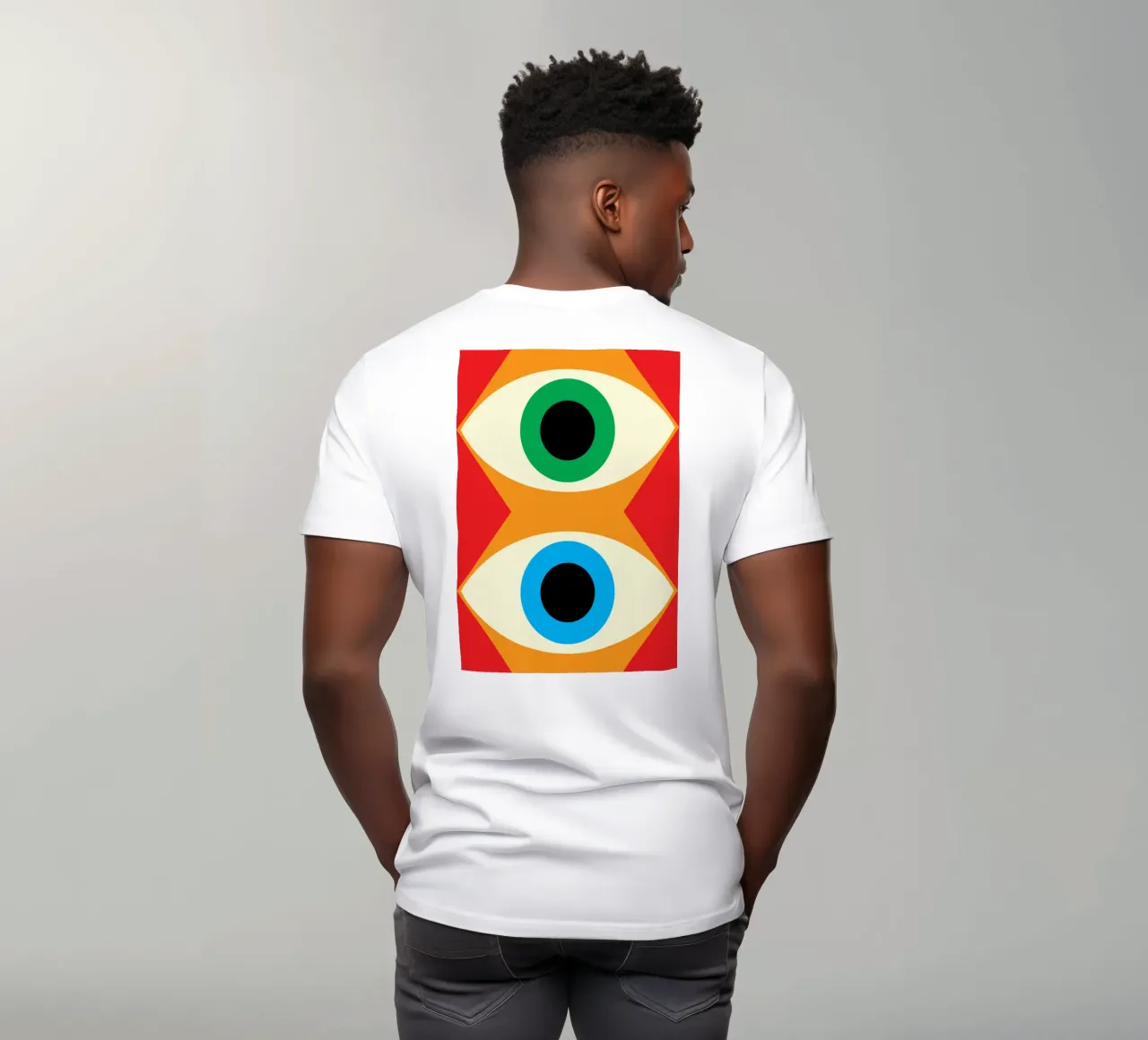 twee ogen vector verbeelding t-shirt van Toolee