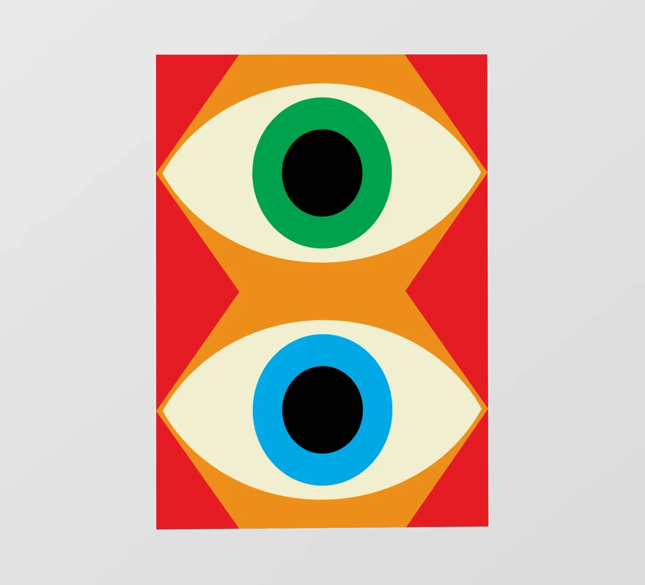 dos ojos vector imaginación papel para pared de Toolee