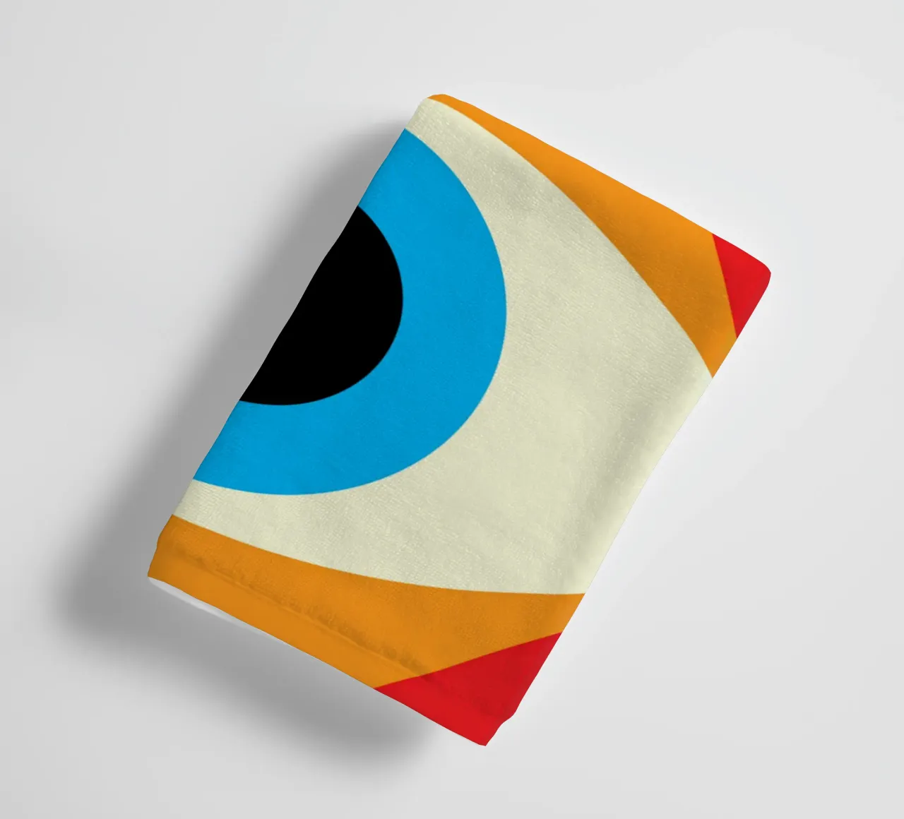 two eyes vector imagination towel by Toolee
