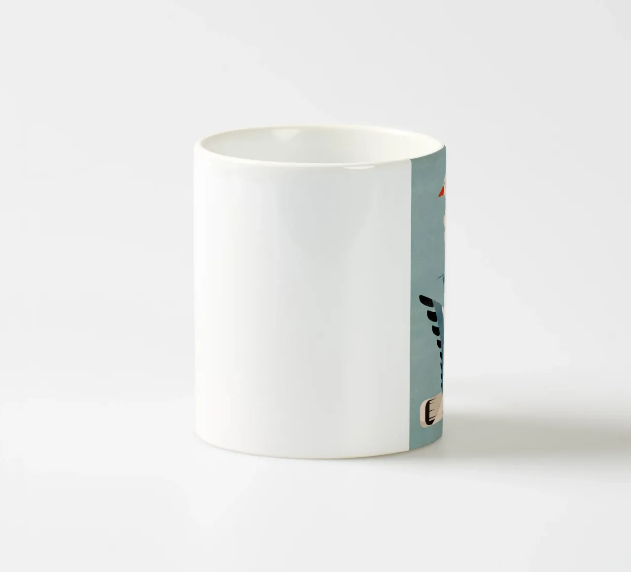Gabbiani in volo - murale scandinavo tazza in ceramica da Studio Sori