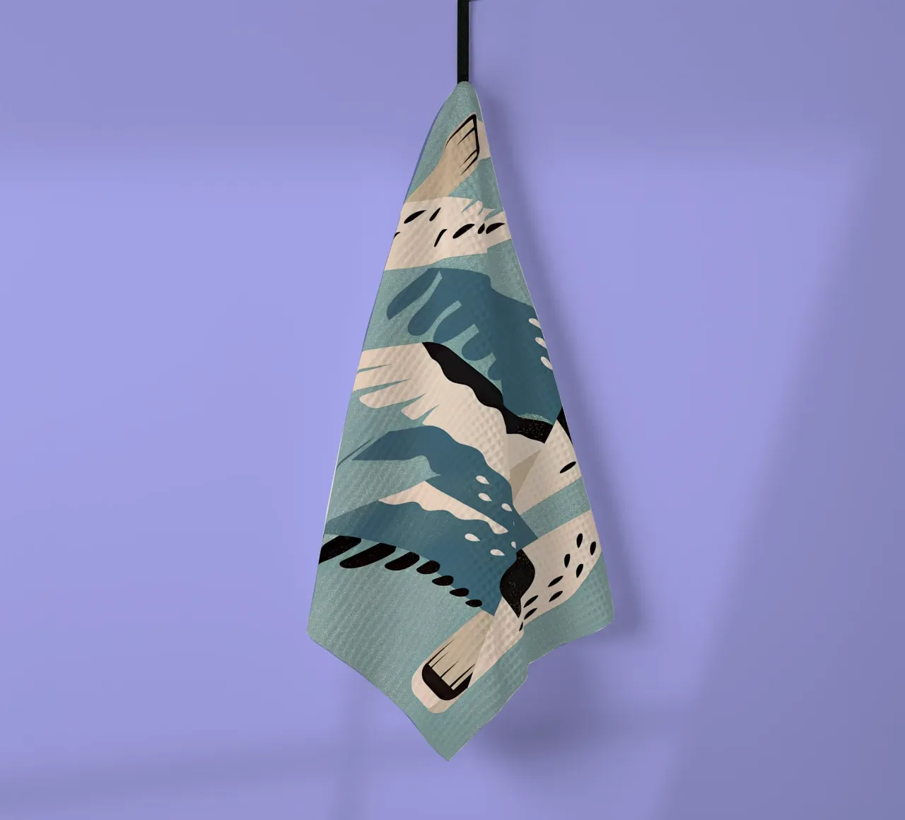 Gabbiani in volo - murale scandinavo canovaccio da cucina da Studio Sori
